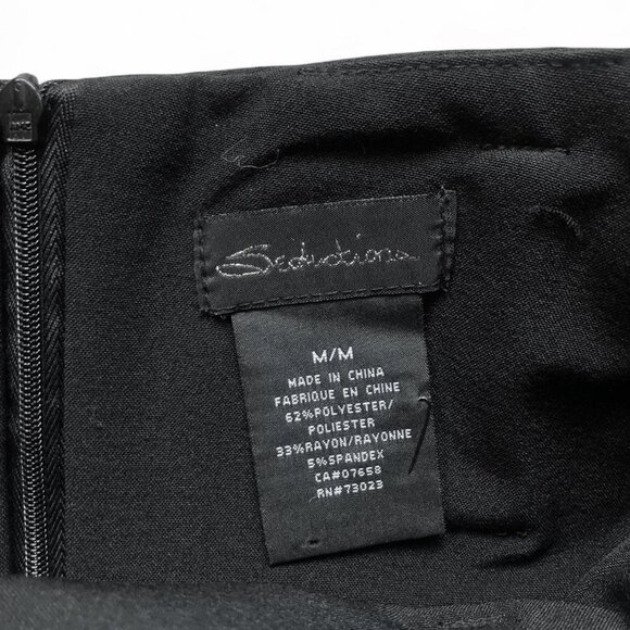 Seductions Pencil Skirt w/Belt - Picture 3 of 7